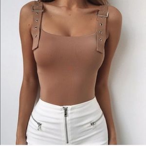 TIGER MIST Kailey Bodysuit Neutral